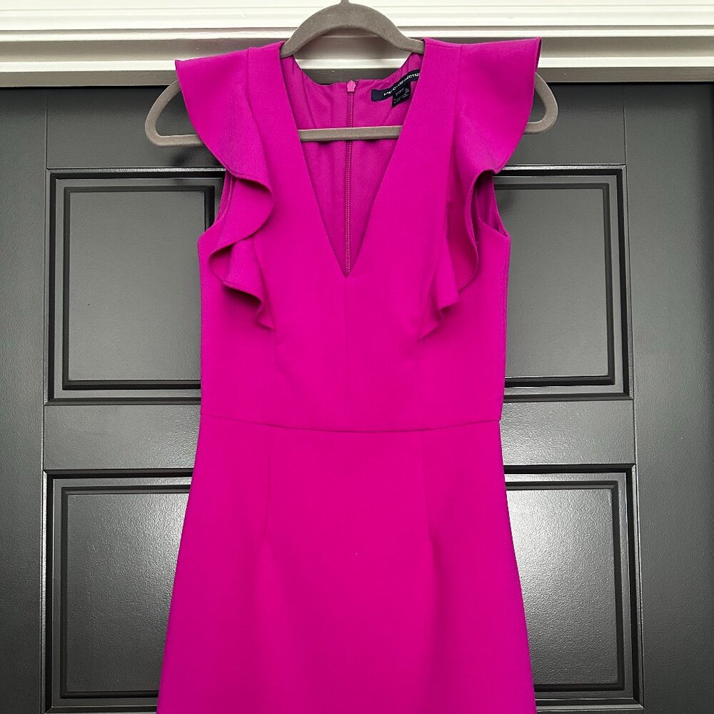 French Connection magenta mini dress